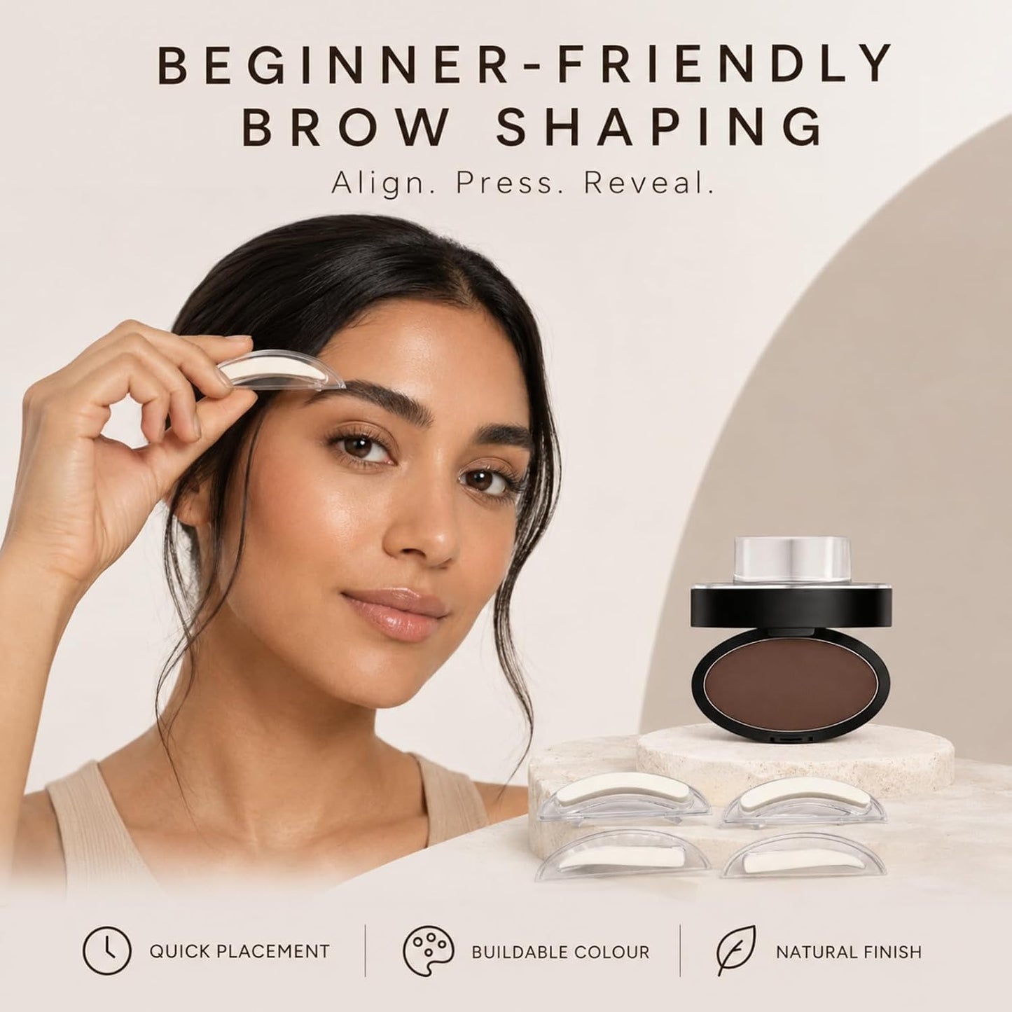 Rio Eyebrow Stamp Kit For Women.