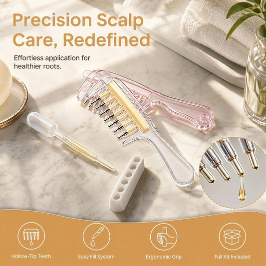 Rio Scalp Serum Comb, Hair Oil/Serum Applicator.