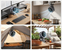 Rio Portable 360 Rechargeable Fan For Summer.