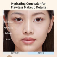 2-in-1 Dual Effect Concealer & Liquid Foundation Pen(Milky white)
