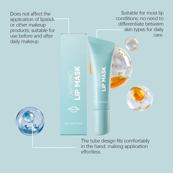 Rio Soothing And Cooling Peel-Off Lip Mask, For Men and Women.
