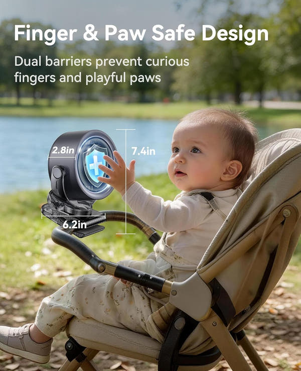 Rio Portable 360 Rechargeable Fan For Summer.