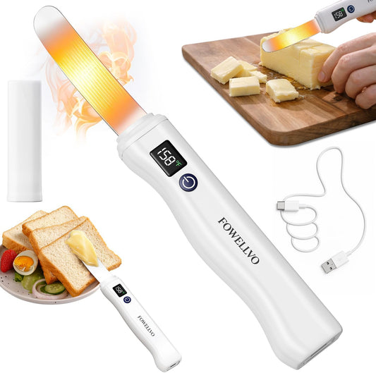 Rio Stainless Steel Heated Butter Knife Spreader.