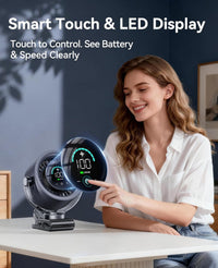 Rio Portable 360 Rechargeable Fan For Summer.