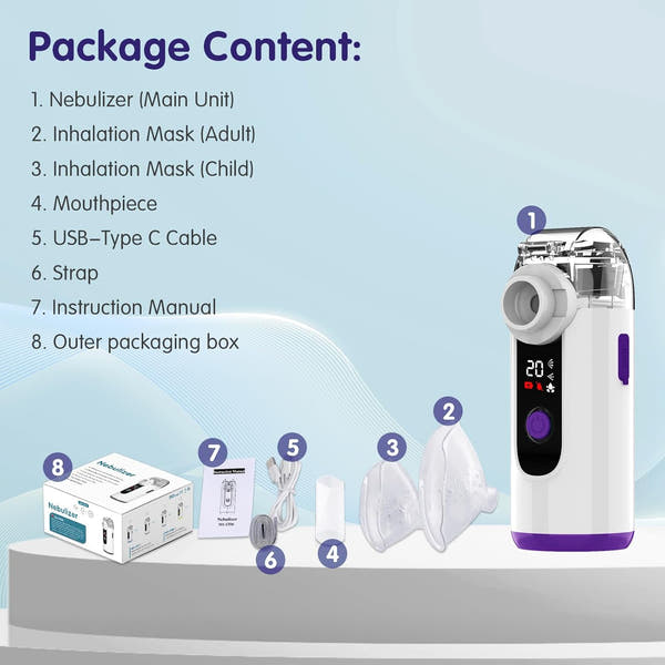Rio- Premium Portable Hand held Nebulizer.