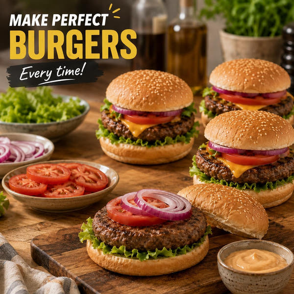 Rio Burger Patty Maker Press with Storage Container.