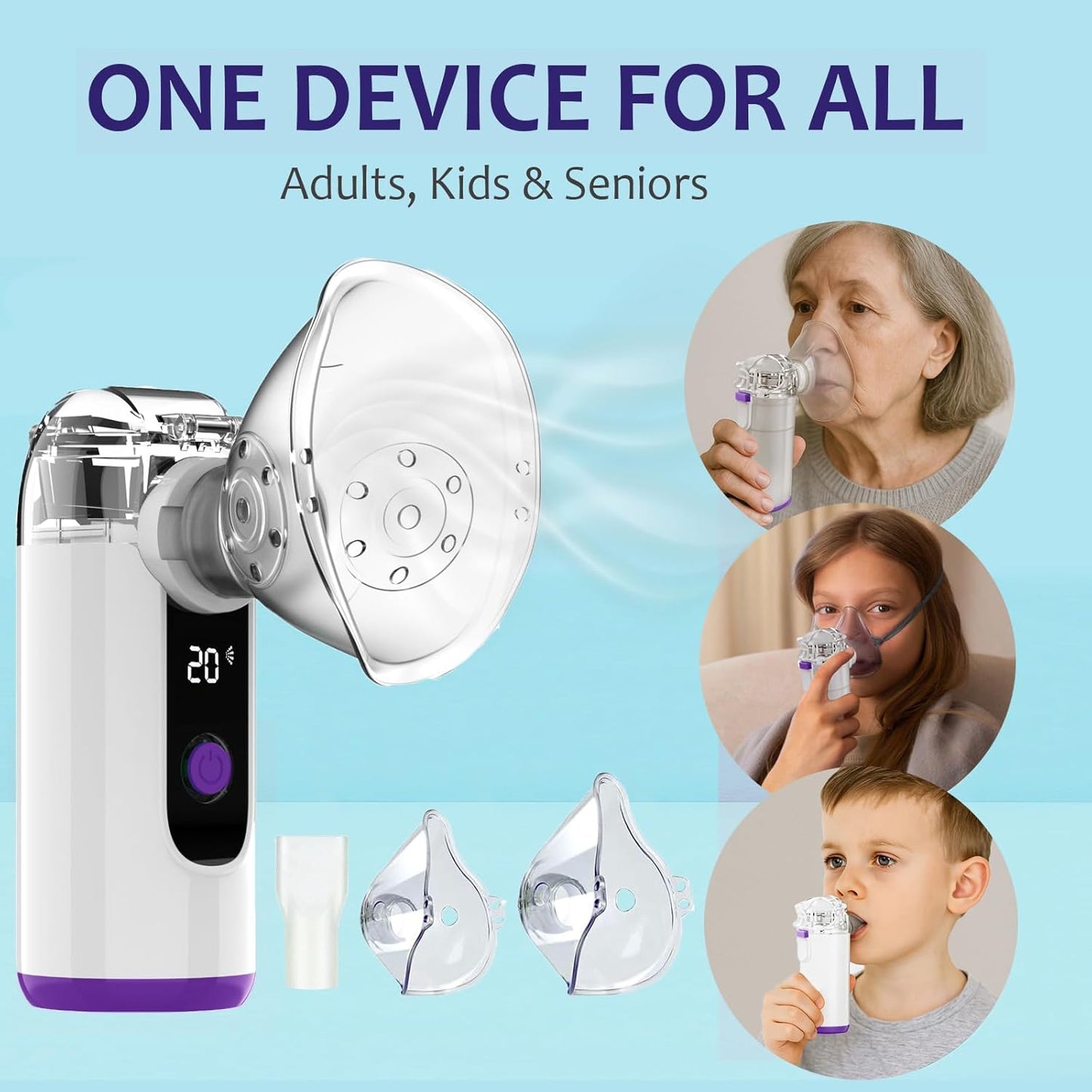 Rio- Premium Portable Hand held Nebulizer.
