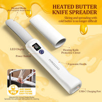 Rio Stainless Steel Heated Butter Knife Spreader.