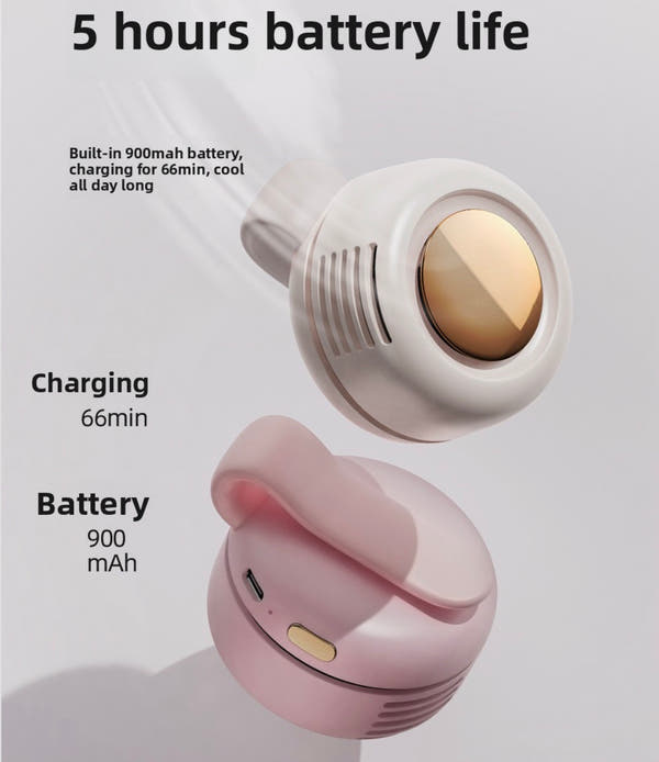 Rio Rechargeable Portable Mini Fan with 3 Modes.