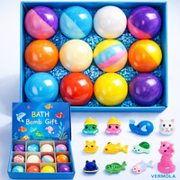 Rio Bath Bomb for kids with surprise toys inside (Ocean Variant 12 Bath bombs).