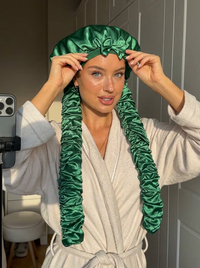 Rio Double Layer Satin Bonnet For Long Hair.