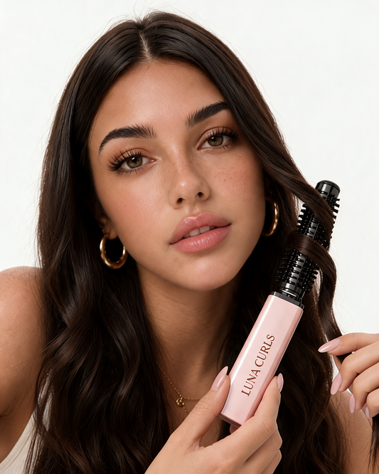 RIO LUNA CURLS™ | Wireless Mini Hair Curler & Styling Brush