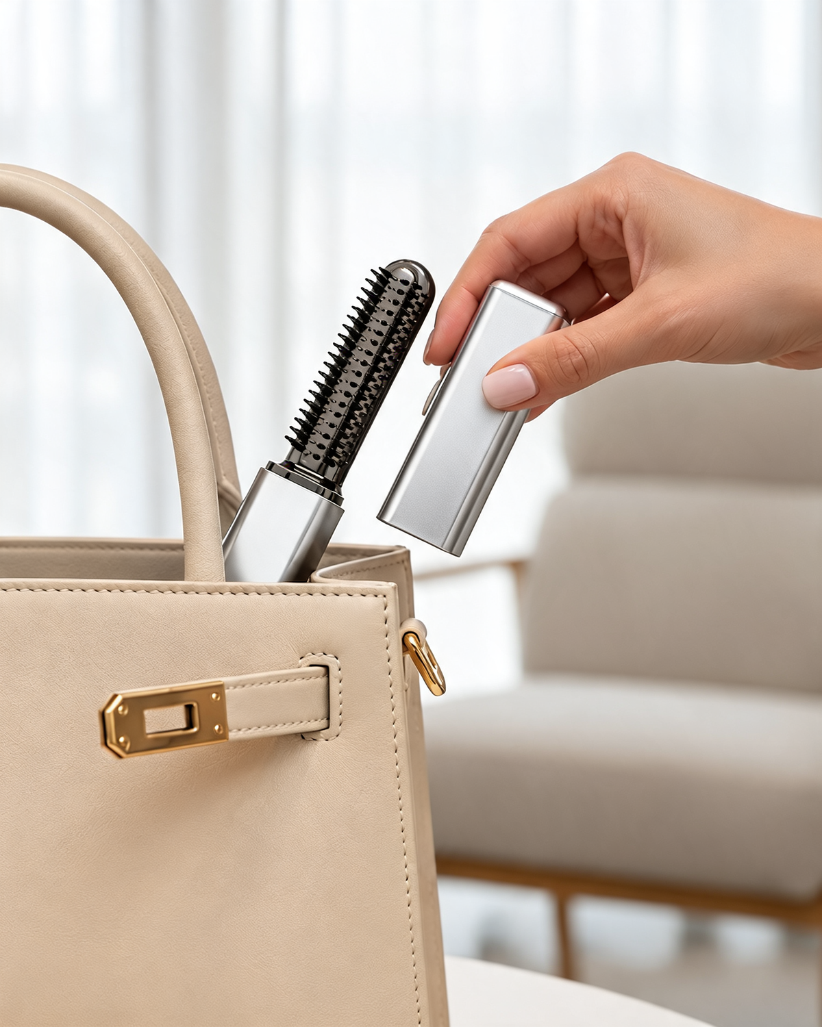 RIO LUNA CURLS™ | Wireless Mini Hair Curler & Styling Brush