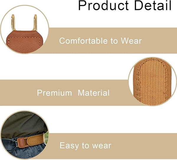 Rio Invisible Buckle Less belt (1 Pair)