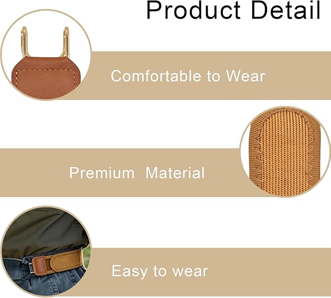 Rio Invisible Buckle Less belt (1 Pair)