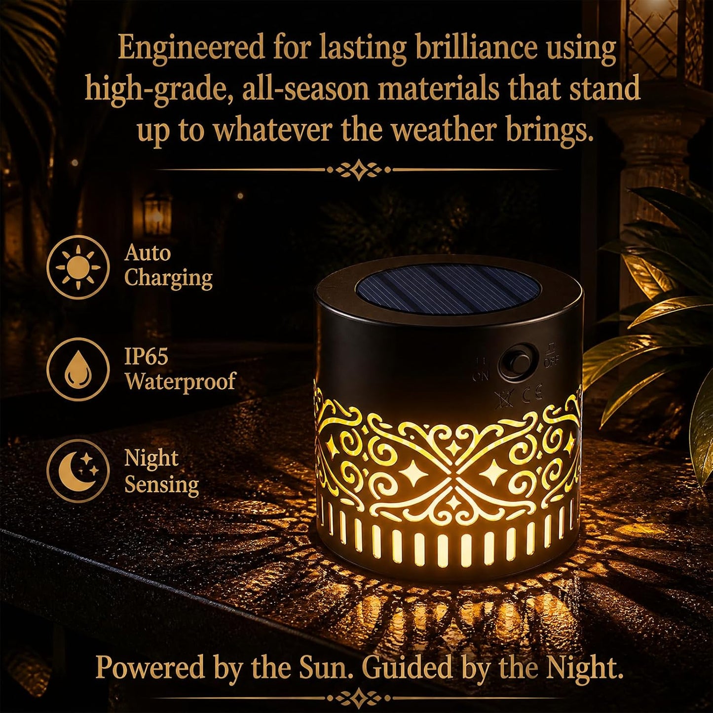 Rio Blacksmith Solar Waterproof Ambient Light.