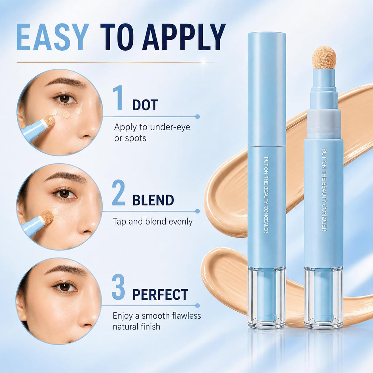 Rio - Lycaa 2-in-1 Loaded Dual Effect Concealer & Liquid Foundation Pen.