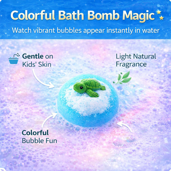 Rio Bath Bomb for kids with surprise toys inside (Ocean Variant 12 Bath bombs).