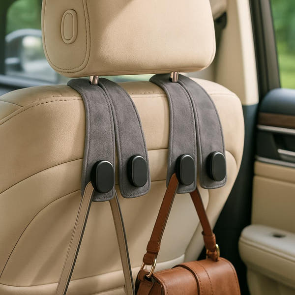 Rio Car Seat Headrest Alloy Hooks.