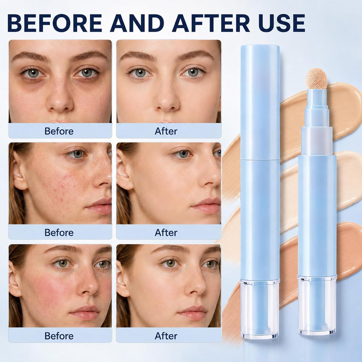 Rio - Lycaa 2-in-1 Loaded Dual Effect Concealer & Liquid Foundation Pen.