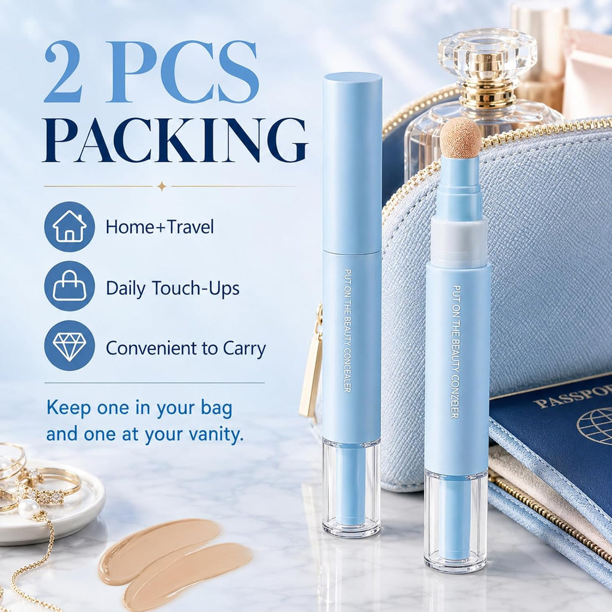 Rio - Lycaa 2-in-1 Loaded Dual Effect Concealer & Liquid Foundation Pen.