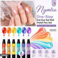 Rio Nymixa Gel Nail Polish 6 Pens Set.